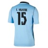 Camisola do Uruguai Federico Valverde 15 Equipamento Principal Mundial 2026