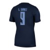 Camisola do Uruguai Luis Suarez 9 Equipamento Alternativo Mundial 2026
