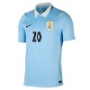 Camisola do Uruguai Maximiliano Araujo 20 Equipamento Principal Mundial 2026