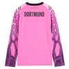 Conjunto Borussia Dortmund Equipamento Alternativo Guarda Redes 2026-27 Manga Comprida Rosa - Criança