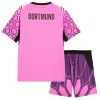 Conjunto Borussia Dortmund Equipamento Alternativo Guarda Redes 2026-27 Rosa - Criança
