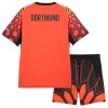 Conjunto Borussia Dortmund Orange Version Guarda Redes Equipamento Principal 2026-27 - Criança
