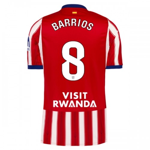 Camisola do Atlético Madrid Barrios 8 Equipamento Principal 2026-27 Camisola do Atlético Madrid Barrios 8 Equipamento Principal 2026-27