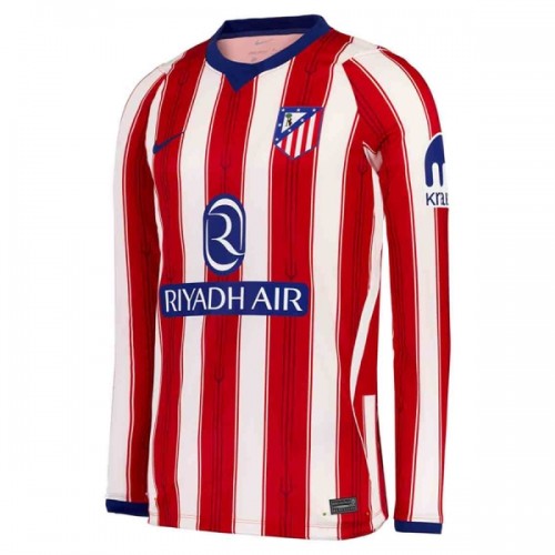 Camisola do Atlético Madrid Equipamento Principal 2026-27 Manga Comprida Camisola do Atlético Madrid Equipamento Principal 2026-27 Manga Comprida
