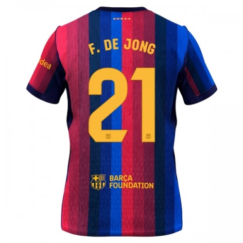 Camisola do FC Barcelona F. De Jong 21 Equipamento Principal 2026-27 Camisola do FC Barcelona F. De Jong 21 Equipamento Principal 2026-27