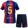 Conjunto FC Barcelona Cubarsi 5 Equipamento Principal 2026-27 - Criança Conjunto FC Barcelona Cubarsi 5 Equipamento Principal 2026-27 - Criança