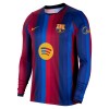 Conjunto FC Barcelona Equipamento Principal 2026-27 Manga Comprida - Criança