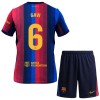 Conjunto FC Barcelona Gavi 6 Equipamento Principal 2026-27 - Criança Conjunto FC Barcelona Gavi 6 Equipamento Principal 2026-27 - Criança