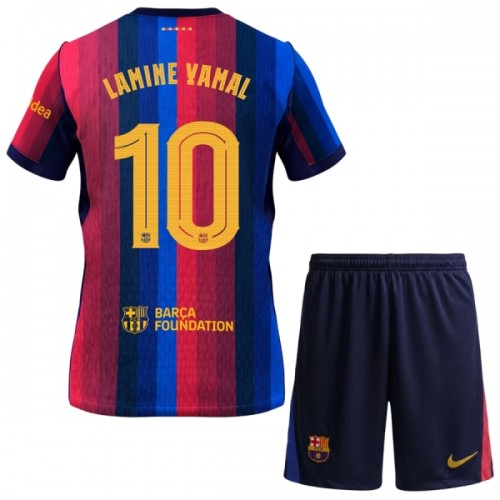 Conjunto FC Barcelona Lamine Yamal 10 Equipamento Principal 2026-27 - Criança Conjunto FC Barcelona Lamine Yamal 10 Equipamento Principal 2026-27 - Criança