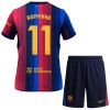 Conjunto FC Barcelona Raphinha 11 Equipamento Principal 2026-27 - Criança Conjunto FC Barcelona Raphinha 11 Equipamento Principal 2026-27 - Criança