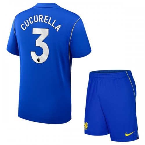 Conjunto Chelsea Cucurella 3 Equipamento Principal 2026-27 - Criança Conjunto Chelsea Cucurella 3 Equipamento Principal 2026-27 - Criança