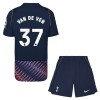 Conjunto Tottenham Hotspur Van De Ven 37 Equipamento Alternativo 2026-27 - Criança