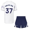 Conjunto Tottenham Hotspur Van De Ven 37 Equipamento Principal 2026-27 - Criança Conjunto Tottenham Hotspur Van De Ven 37 Equipamento Principal 2026-27 - Criança