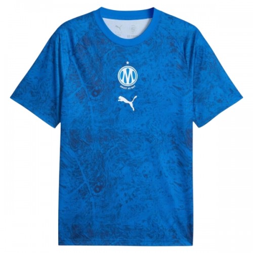 Camisola do Olympique de Marseille Pre-Match 2026-27 Azul Camisola do Olympique de Marseille Pre-Match 2026-27 Azul