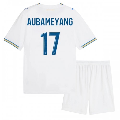Conjunto Olympique de Marseille Aubameyang 17 Equipamento Principal 2026-27 - Criança Conjunto Olympique de Marseille Aubameyang 17 Equipamento Principal 2026-27 - Criança