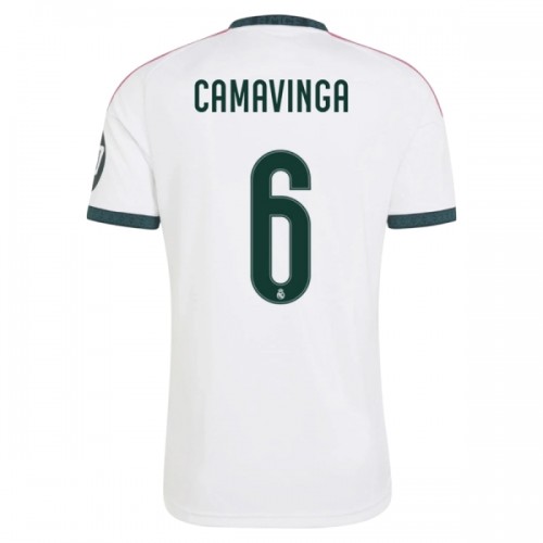 Camisola do Real Madrid Camavinga 6 Equipamento Principal 2026-27 Camisola do Real Madrid Camavinga 6 Equipamento Principal 2026-27