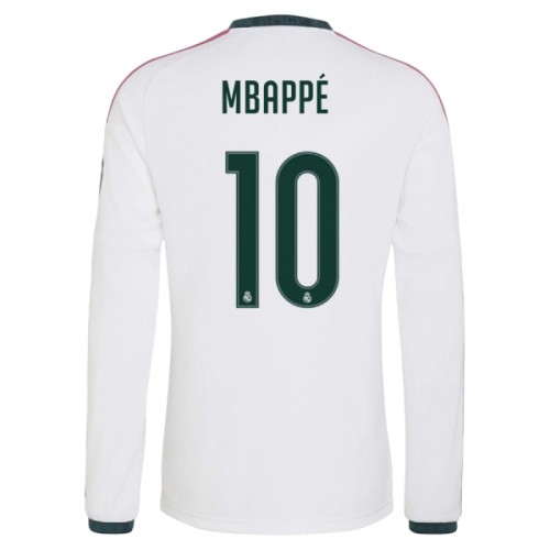Camisola do Real Madrid Mbappé 10 Equipamento Principal 2026-27 Manga Comprida Camisola do Real Madrid Mbappé 10 Equipamento Principal 2026-27 Manga Comprida