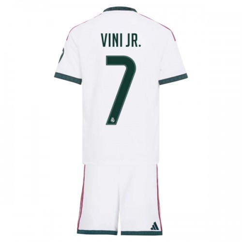 Conjunto Real Madrid Vini JR 7 Equipamento Principal 2026-27 - Criança Conjunto Real Madrid Vini JR 7 Equipamento Principal 2026-27 - Criança