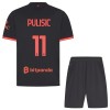 Conjunto AC Milan Pulisic 11 Equipamento Terceiro 2026-27 - Criança Conjunto AC Milan Pulisic 11 Equipamento Terceiro 2026-27 - Criança