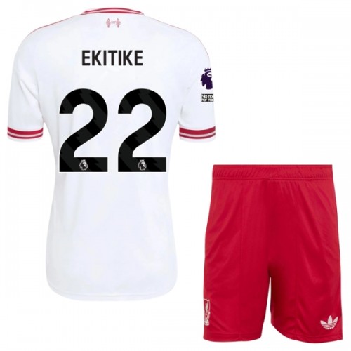 Conjunto Liverpool Ekitike 22 Equipamento Alternativo 2026-27 - Criança Conjunto Liverpool Ekitike 22 Equipamento Alternativo 2026-27 - Criança