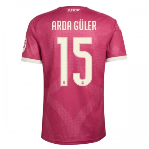 Camisola do Real Madrid Arda Guler 15 Equipamento Terceiro 2026-27 Camisola do Real Madrid Arda Guler 15 Equipamento Terceiro 2026-27