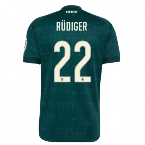 Camisola do Real Madrid Rudiger 22 Equipamento Alternativo 2026-27 Camisola do Real Madrid Rudiger 22 Equipamento Alternativo 2026-27