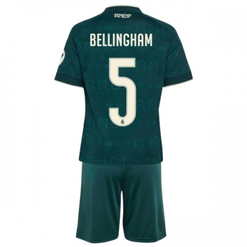 Conjunto Real Madrid Bellingham 5 Equipamento Alternativo 2026-27 - Criança Conjunto Real Madrid Bellingham 5 Equipamento Alternativo 2026-27 - Criança