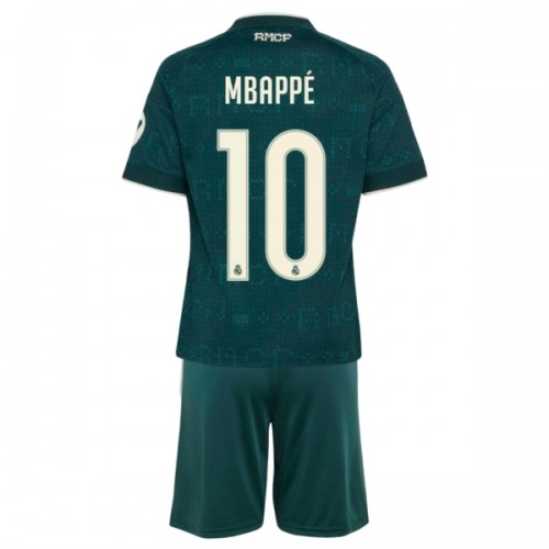 Conjunto Real Madrid Mbappé 10 Equipamento Alternativo 2026-27 - Criança Conjunto Real Madrid Mbappé 10 Equipamento Alternativo 2026-27 - Criança