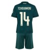 Conjunto Real Madrid Tchouameni 14 Equipamento Alternativo 2026-27 - Criança Conjunto Real Madrid Tchouameni 14 Equipamento Alternativo 2026-27 - Criança