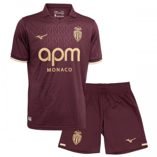 Conjunto AS Monaco Equipamento Alternativo 2026-27 - Criança Conjunto AS Monaco Equipamento Alternativo 2026-27 - Criança