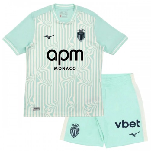 Conjunto AS Monaco Equipamento Terceiro 2026-27 - Criança Conjunto AS Monaco Equipamento Terceiro 2026-27 - Criança