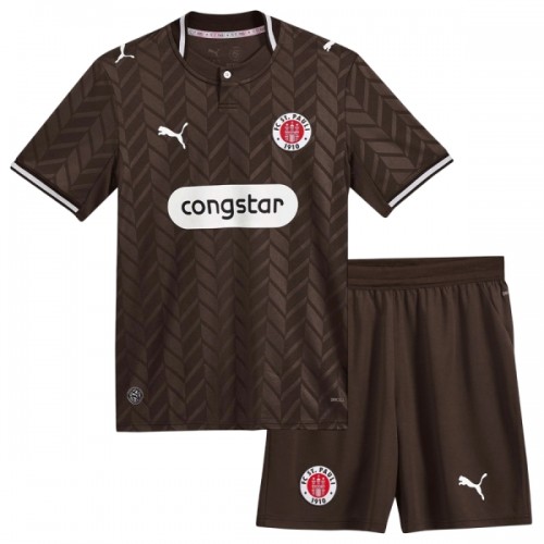 Conjunto St Pauli Equipamento Principal 2026-27 - Criança Conjunto St Pauli Equipamento Principal 2026-27 - Criança