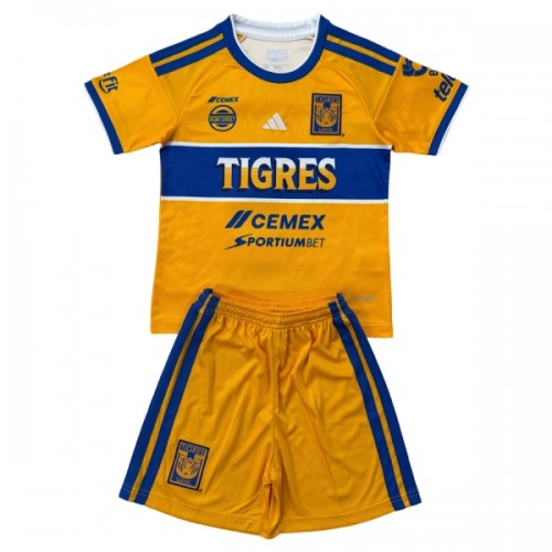 Conjunto Tigres UANL Equipamento Principal 2026-27 - Criança Conjunto Tigres UANL Equipamento Principal 2026-27 - Criança