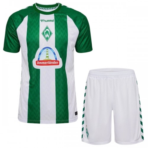 Conjunto Werder Bremen Equipamento Principal 2026-27 - Criança Conjunto Werder Bremen Equipamento Principal 2026-27 - Criança