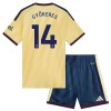 Conjunto Arsenal Gyokeres 14 Equipamento Terceiro 2026-27 - Criança Conjunto Arsenal Gyokeres 14 Equipamento Terceiro 2026-27 - Criança