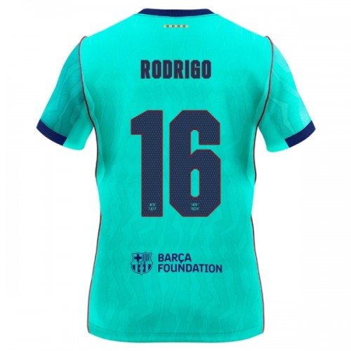 Camisola do FC Barcelona Rodrigo 16 Equipamento Terceiro 2026-27 Camisola do FC Barcelona Rodrigo 16 Equipamento Terceiro 2026-27