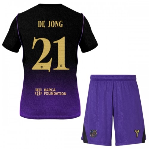 Conjunto FC Barcelona F. De Jong 21 Equipamento Alternativo 2026-27 - Criança Conjunto FC Barcelona F. De Jong 21 Equipamento Alternativo 2026-27 - Criança
