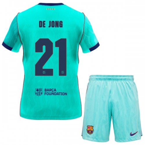 Conjunto FC Barcelona F. De Jong 21 Equipamento Terceiro 2026-27 - Criança Conjunto FC Barcelona F. De Jong 21 Equipamento Terceiro 2026-27 - Criança