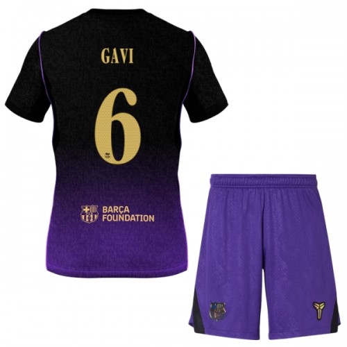 Conjunto FC Barcelona Gavi 6 Equipamento Alternativo 2026-27 - Criança Conjunto FC Barcelona Gavi 6 Equipamento Alternativo 2026-27 - Criança