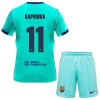 Conjunto FC Barcelona Raphinha 11 Equipamento Terceiro 2026-27 - Criança Conjunto FC Barcelona Raphinha 11 Equipamento Terceiro 2026-27 - Criança