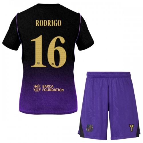 Conjunto FC Barcelona Rodrigo 16 Equipamento Alternativo 2026-27 - Criança Conjunto FC Barcelona Rodrigo 16 Equipamento Alternativo 2026-27 - Criança