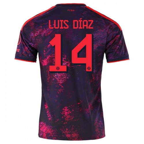 Camisola do FC Bayern de Munique Luis Diaz 14 Equipamento Terceiro 2026-27 Camisola do FC Bayern de Munique Luis Diaz 14 Equipamento Terceiro 2026-27