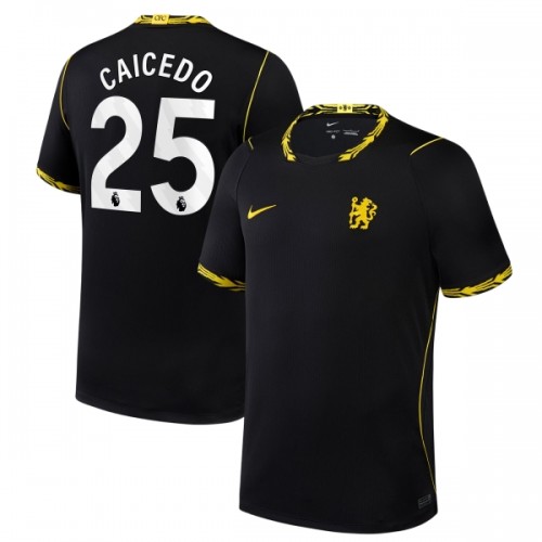 Camisola do Chelsea Caicedo 25 Equipamento Alternativo 2026-27 Camisola do Chelsea Caicedo 25 Equipamento Alternativo 2026-27