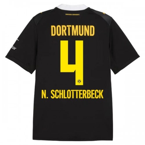 Camisola do Borussia Dortmund N. Schlotterbeck 4 Equipamento Alternativo 2026-27 Camisola do Borussia Dortmund N. Schlotterbeck 4 Equipamento Alternativo 2026-27