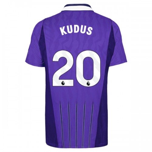 Camisola do Tottenham Hotspur Kudus 20 Equipamento Terceiro 2026-27 Camisola do Tottenham Hotspur Kudus 20 Equipamento Terceiro 2026-27