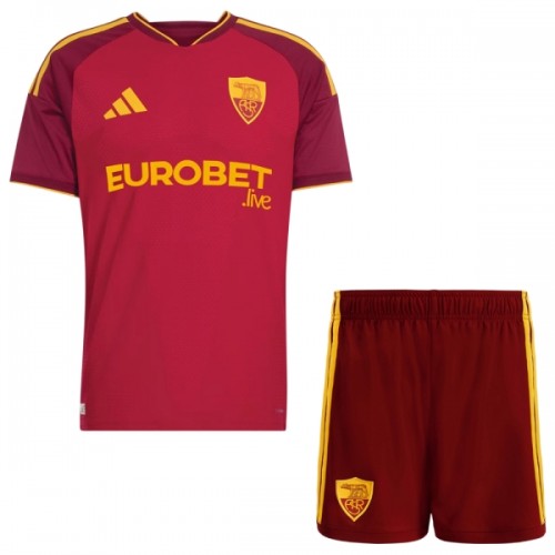 Conjunto AS Roma Equipamento Principal 2026-27 - Criança Conjunto AS Roma Equipamento Principal 2026-27 - Criança