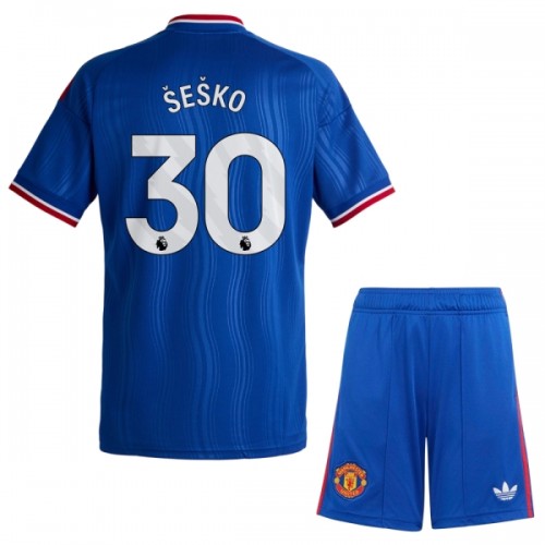 Conjunto Manchester United Sesko 30 Equipamento Alternativo 2026-27 - Criança Conjunto Manchester United Sesko 30 Equipamento Alternativo 2026-27 - Criança
