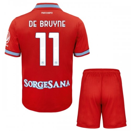 Conjunto SSC Napoli De Bruyne 11 Equipamento Terceiro 2026-27 - Criança Conjunto SSC Napoli De Bruyne 11 Equipamento Terceiro 2026-27 - Criança