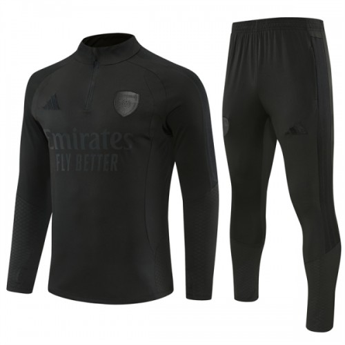 Arsenal Sweat de Treino zíper 2026-27 Preta Arsenal Sweat de Treino zíper 2026-27 Preta