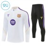 Barcelona Sweat de Treino zíper 2026-27 Branca - Criança